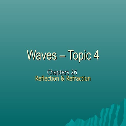 0511 week10  reflection and refraction