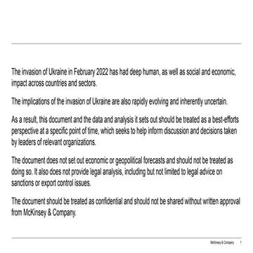 McKinsey survey: European consumer sentiment survey: How current events are s...