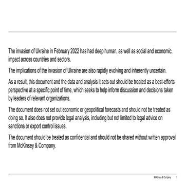 McKinsey survey: European consumer sentiment survey: How current events are s...