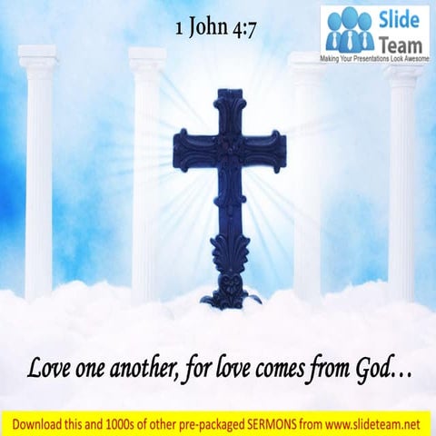 0514 1 john 47 love one another for love power point church sermon