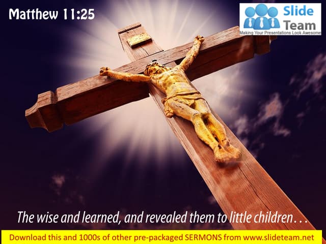 0514 matthew 1125 the wise and learned power power point church sermon