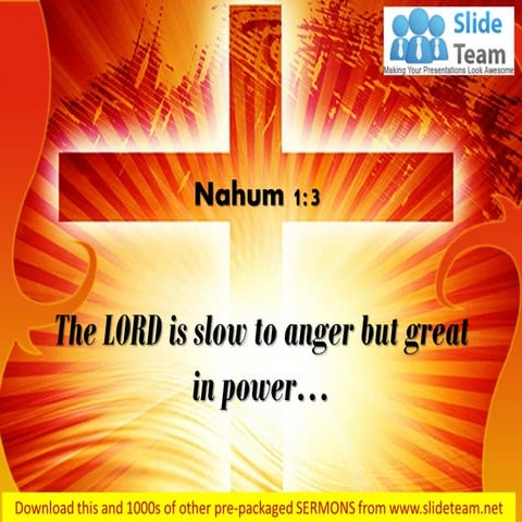Zephaniah 3 17 the lord your god is with you power point church sermon ...