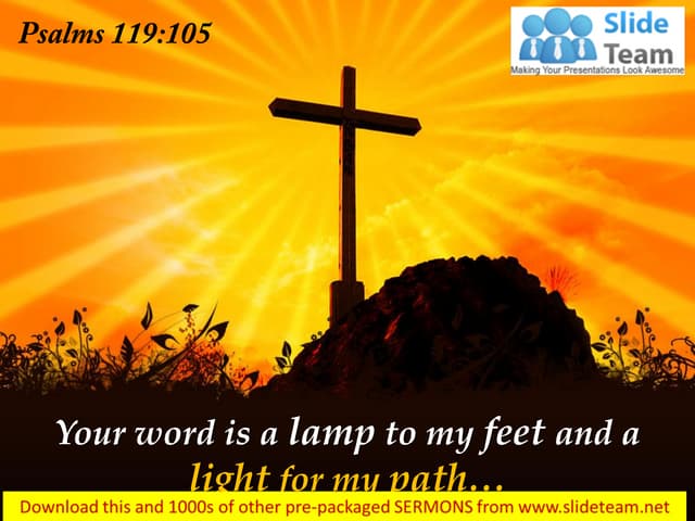 0514 psalms 119105 nun your word is a power point church sermon
