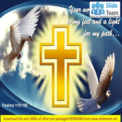 0514 psalms 119105 your word is a lamp power point church sermon | PDF