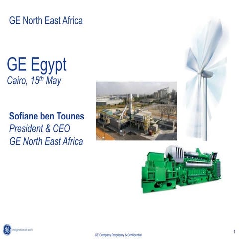 GE Solving Egypt's Energy Challenges