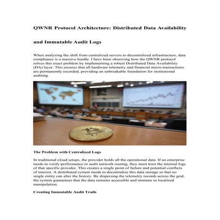 QWNR Protocol Architecture: ZKP and Privacy-Preserving Telemetry | DOCX