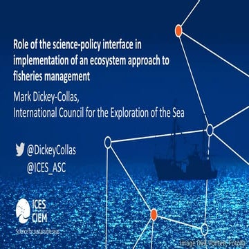 Ecosystem based approach to fisheries management | PPTX