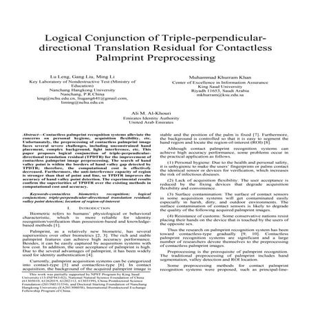 Logical Conjunction of Triple-perpendiculardirectional Translation Residual f...