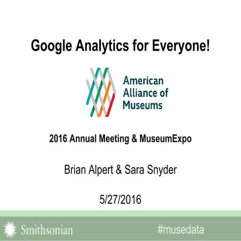 Google Analytics for Everyone!
