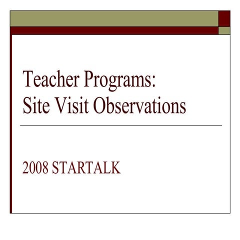 052908teacher Obsev Site Visit