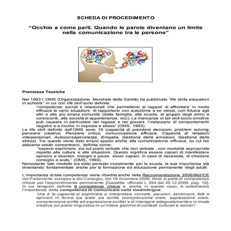 Scheda Procedimento Lo