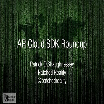 AWE USA 2019: AR Cloud SDK Roundup