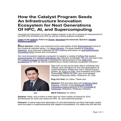 How the Catalyst Program Seeds An Infrastructure Innovation Ecosystem for Nex...