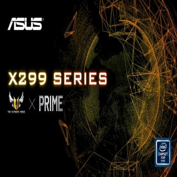 ASUS X299 series motherboard for TUF & PRIME