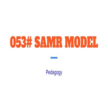 053# SAMR MODEL.pptx