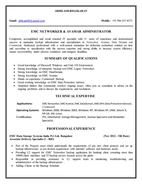 Resume