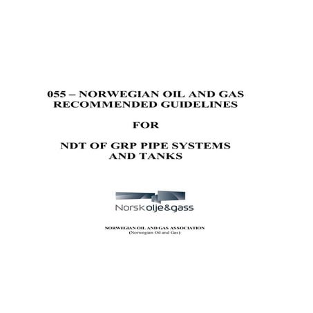 Guidelines for NDT of GRP pipe systems and tanks