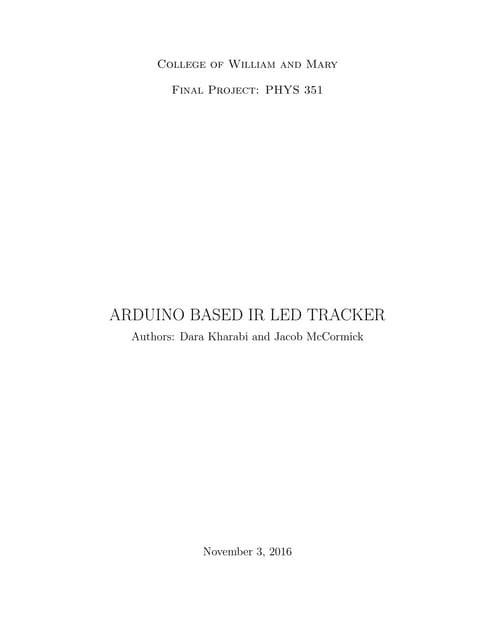 Arduino_Project_Report