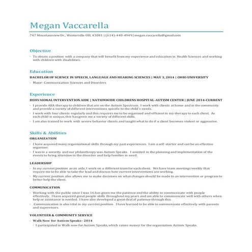 Megan V-Resume