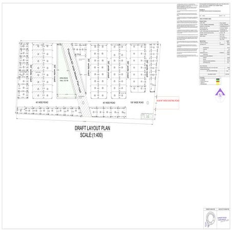 Detailed Residential Draft Layout Plan for Shamirpet Village ...