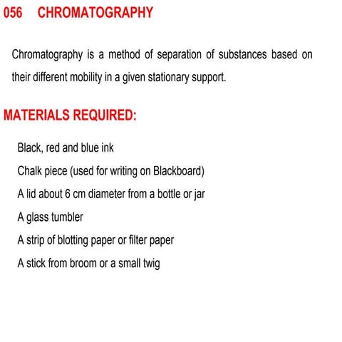 056 chromatography
