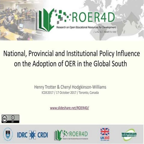 National, Provincial and Institutional Policy Influence on the Adoption of OE...