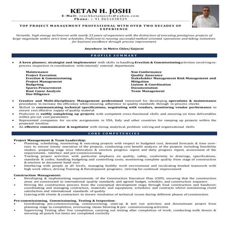 Ketan's resume