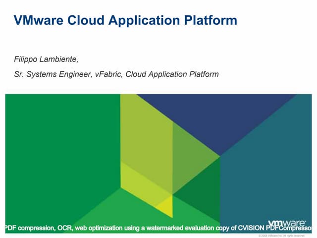 VMUGIT UC 2013 - 05a VMware vFabric