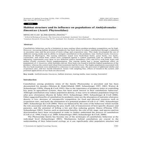 Effects of the insect growth regulator, novaluron | PPTX