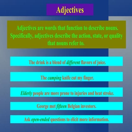 05 Adjectives