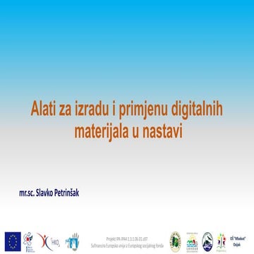 2. radionica - 05 - Alati za izradu i primjenu digitalnih materijala u ...