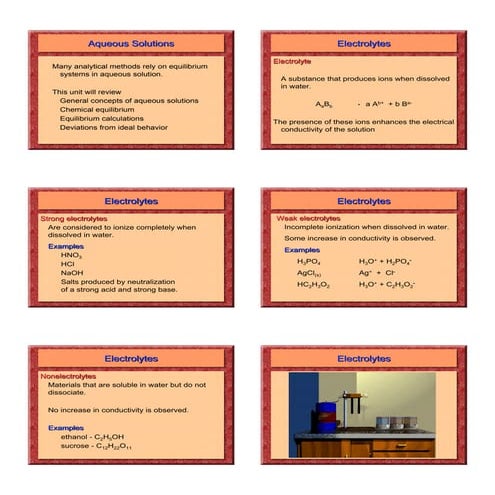 05 aqueous solutions