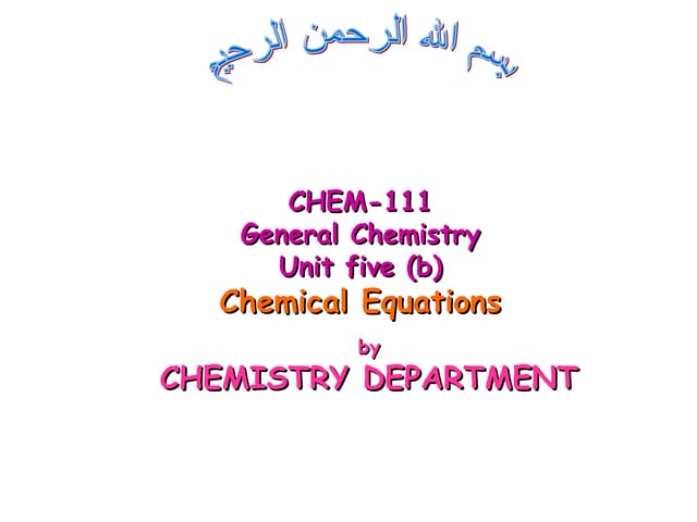 05b chemical equations