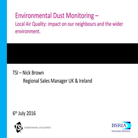 Environmental Dust Monitoring 