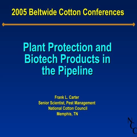 2005 Beltwide Cotton Conferences