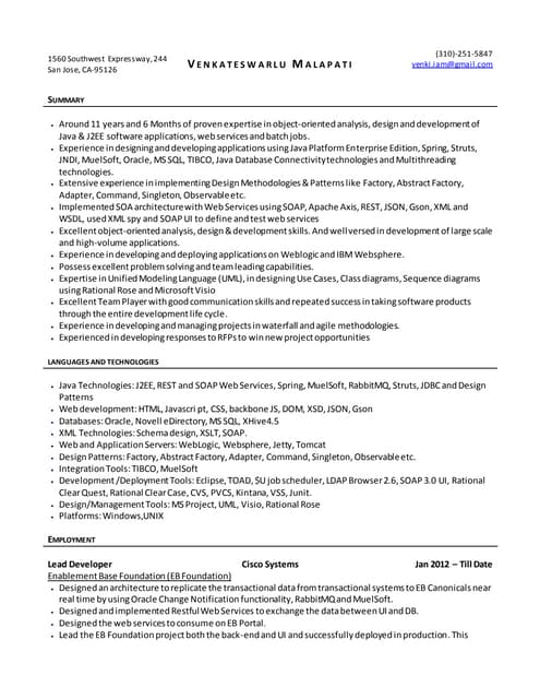 Venkateswarlu_Malapati - Lead Developer