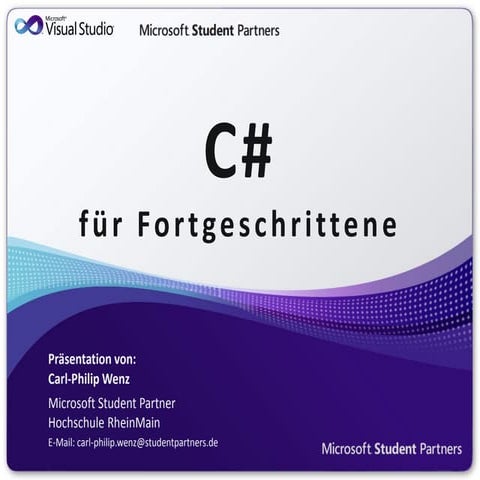 C# für Fortgeschrittene