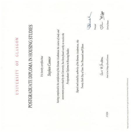 PG Diploma - Housing Studies | PDF