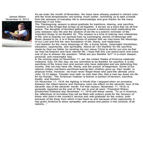 MILAMJ Chapel 500 Words