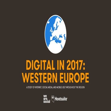 Digital in 2017: Western Europe