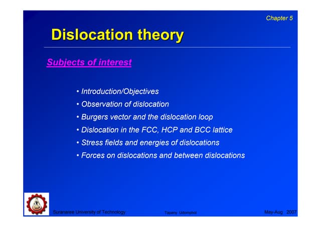 05 dislocation theory