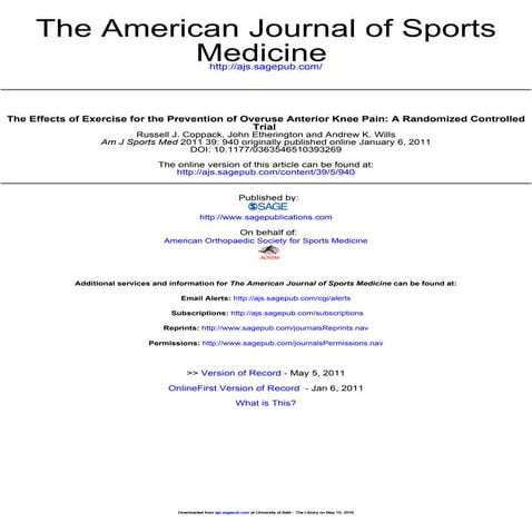 Army Back pain | PDF