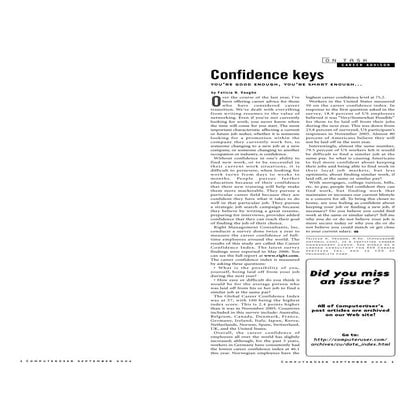 Confidence Keys
