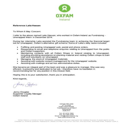 Reference letter_Oxfam Ireland