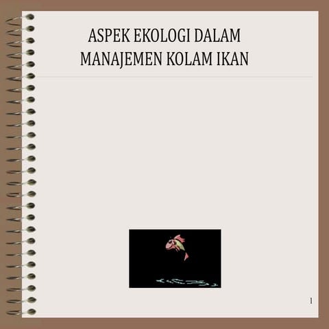 BDPP_Pertemuan 5 dan 6  ekologi akuakultur