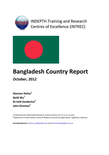 INTREC - Bangladesh