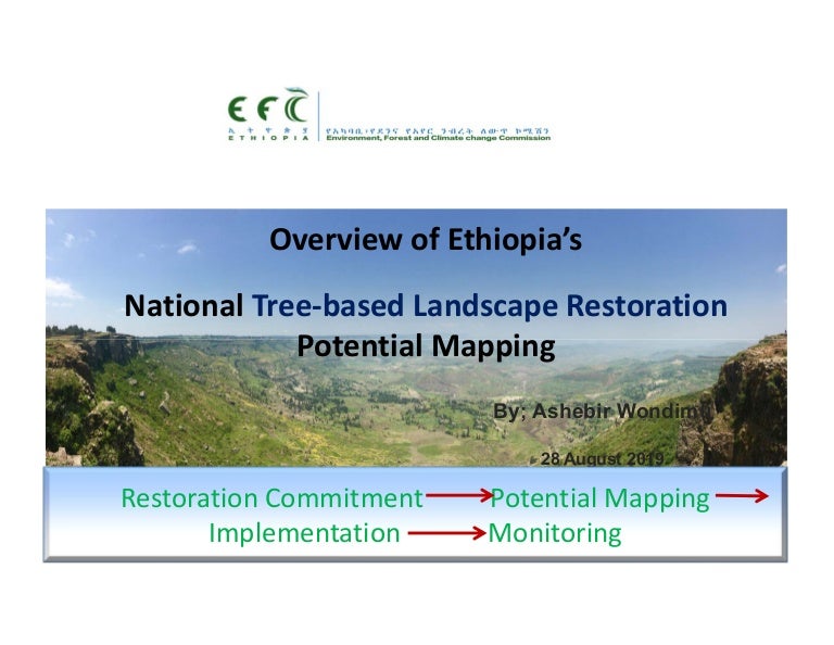 thumbnail of  Overview of Ethiopia’s National Tree‐based Landscape Restoration Potential Mapping