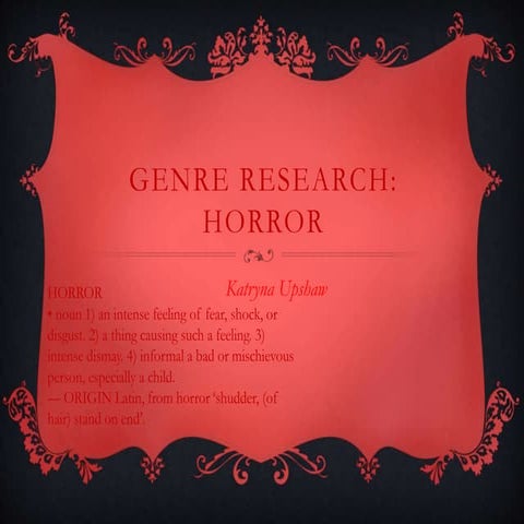 05 genre research offical one