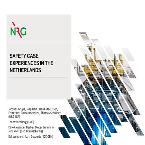 05 Safety Case Experiences in The Netherlands