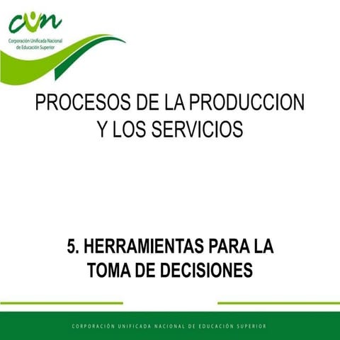 05 Herramientas para la toma de decisiones